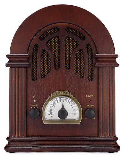 ClearClick Vintage Style AM/FM Radio with Bluetooth