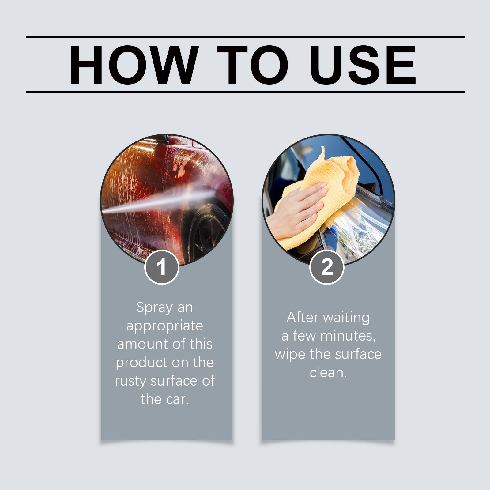 Automobile Rust Remover, Automobile Cleaning Anti-Rust Maintenance Paint Rust Decomposition Decontamination Yellow Rust Remover