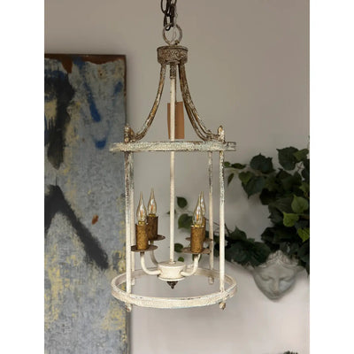 Rust Iron Dining Table Lamp