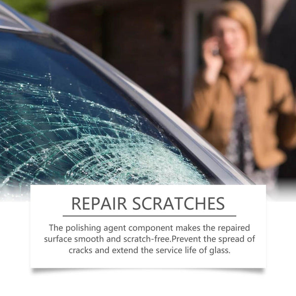 Automotive Glass Care Kit Automotive Windshield Cracks And Scratches Adhesive Repair Solution