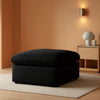 Black Storage Ottoman With Removable Cushion Covers