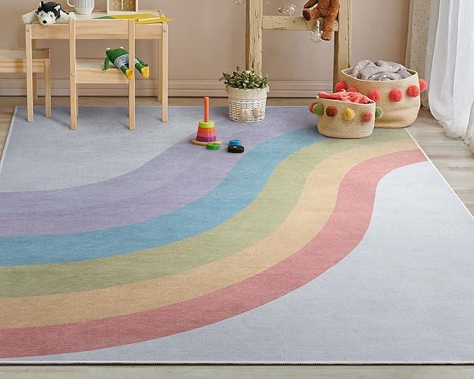 Well Woven Kids Rainbow Rug, 3'3
