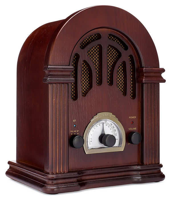 ClearClick Vintage Style AM/FM Radio with Bluetooth
