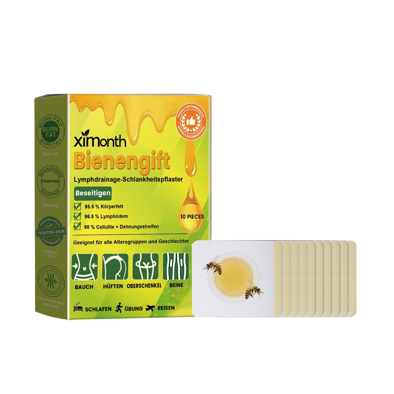 Herbal Treatment Patch Gently Pamper Your Body, Massage Your Skin And Improve Elasticity