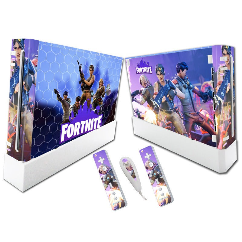 Suitable for WII stickers wii console cartoon protective film Spider-Man Fortress Night multiple styles without leaving glue