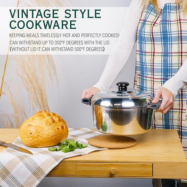 5 Quarts Round Dutch Oven with Lid