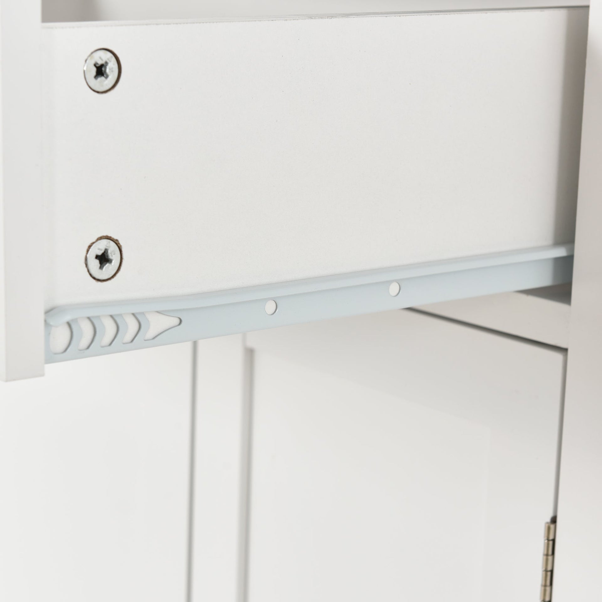 Kitchen Island Cart with Solid Wood Top and Locking Wheels 54.3 Inch Width  (White) V.I.P Digital Presence