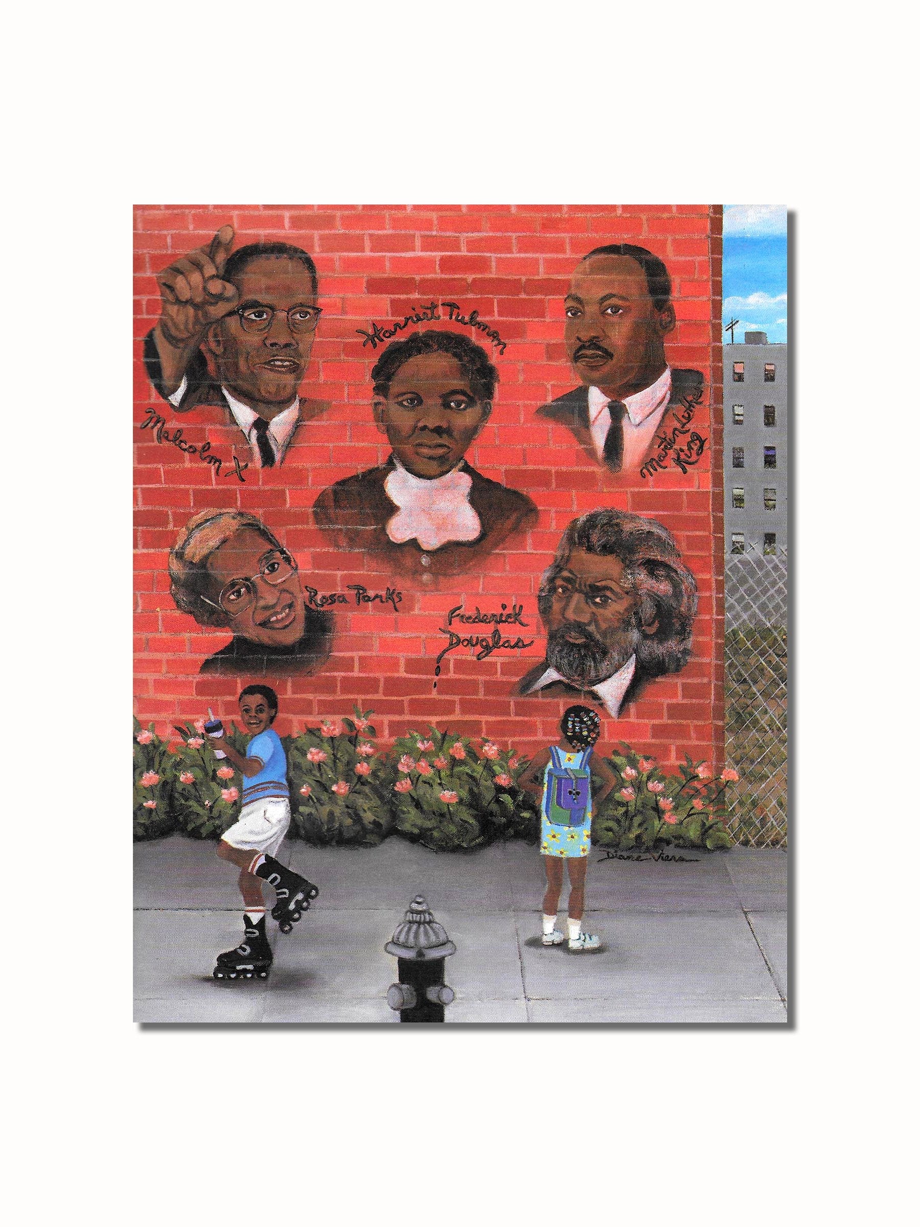 Civil Rights Leaders Art – African American Black Historical 8x10 Art Print