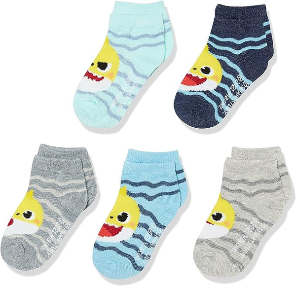20-Pairs Licensed Assorted Kids' No-Show Socks