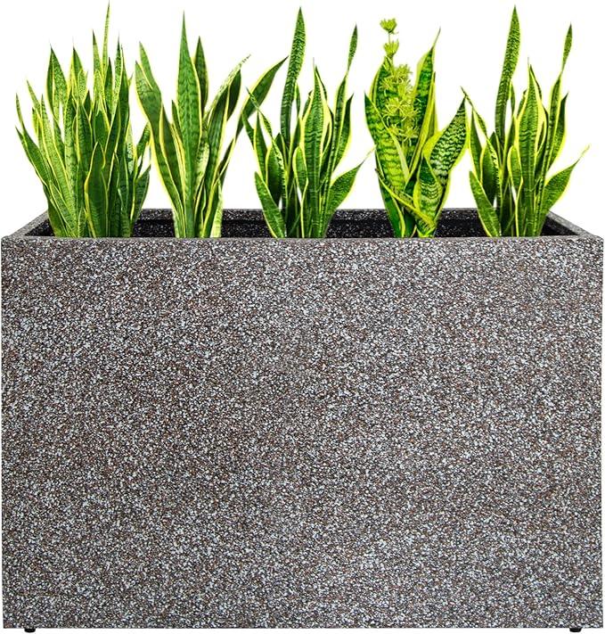 Metal Planter Box Rectangular Planter, 35.5