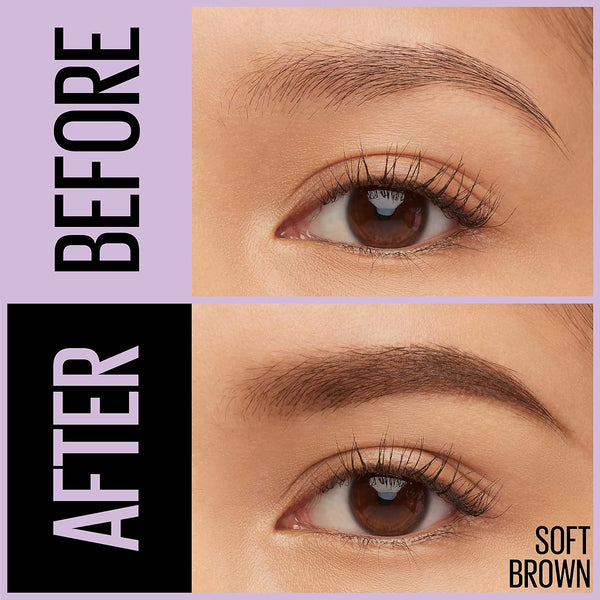 2-PACK – Maybelline Express Brow 2-In-1 Pencil and Powder Eyebrow Makeup, Soft Brown