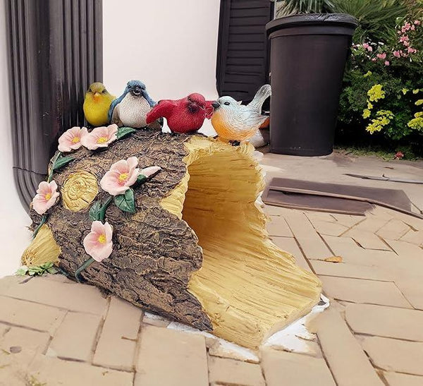 Bird Statues Gutter Downspout Extension Statues Garden Decoration,Resin Statue Outdoor Decor,Animal Downspout Diverter,Decorative Gutter Extension,3