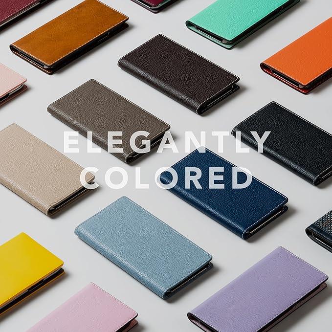 D8 Full Grain Leather Wallet Case for iPhone 15 - [2-in-1] Handcrafted Detachable Diary Style with Magnetic MagSafe Back Cover, Gift Box Included (Light Cream)