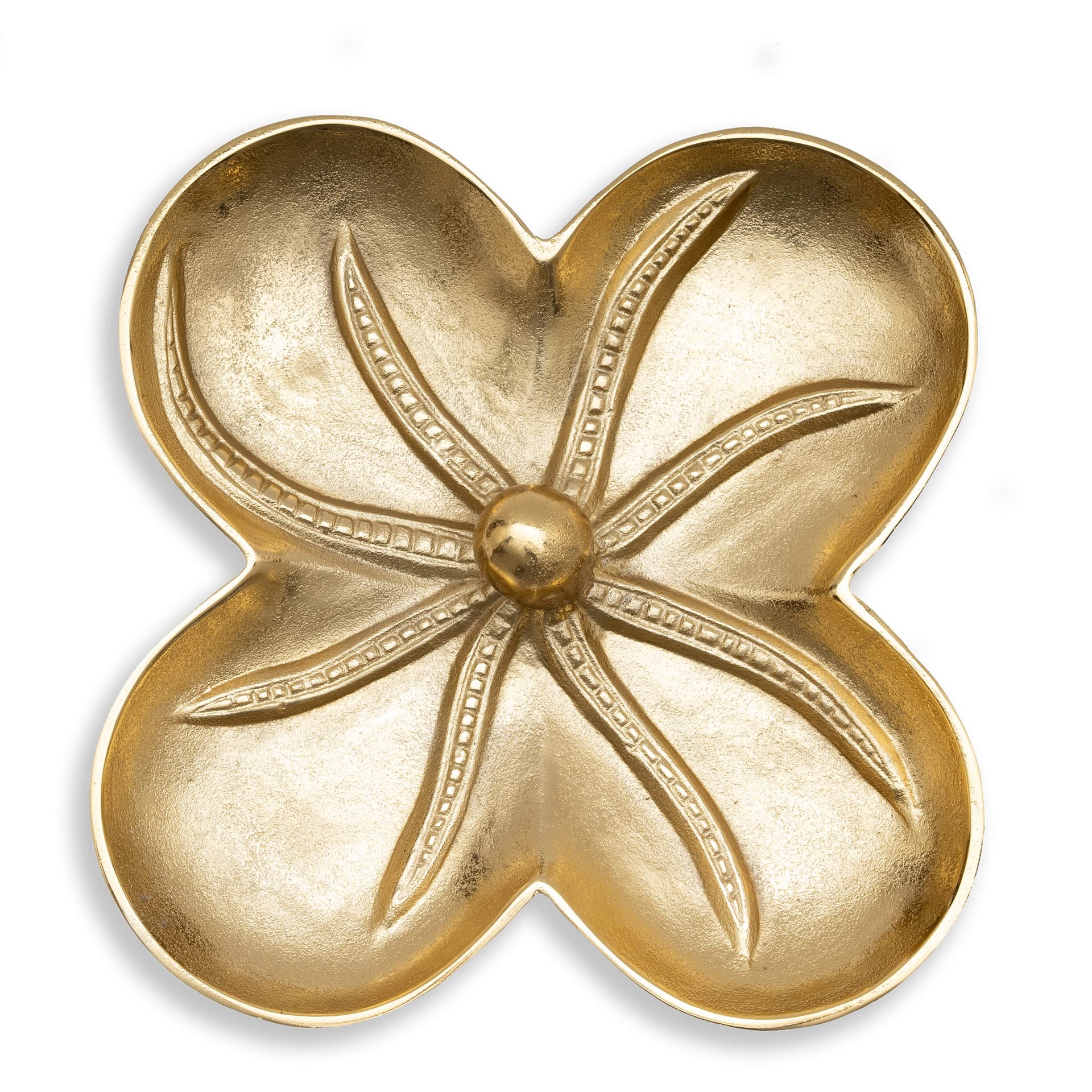 Gold Bronze Octopus Snack Bowl & Serving Tray 13.6