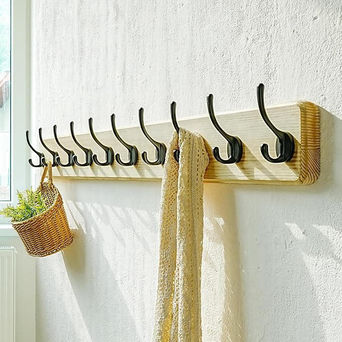 Dseap Coat Rack Wall: 38-1/4