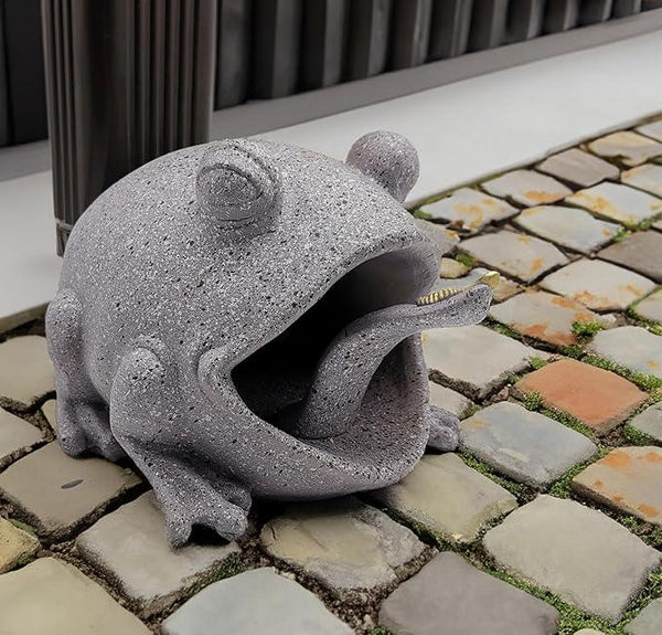 Frog Statues Gutter Downspout Extension Statues Garden Decoration,Animal Resin Statue Outdoor Decor,Downspout Diverter,Decorative Gutter Extension,3