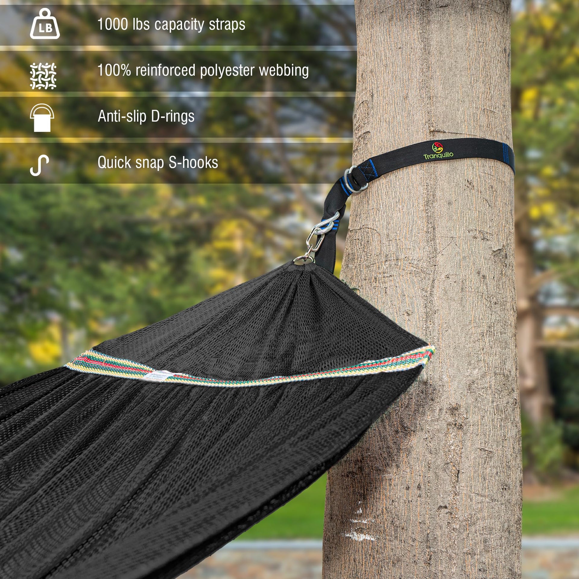 Tranquillo Universal 2-Person Double Hammock