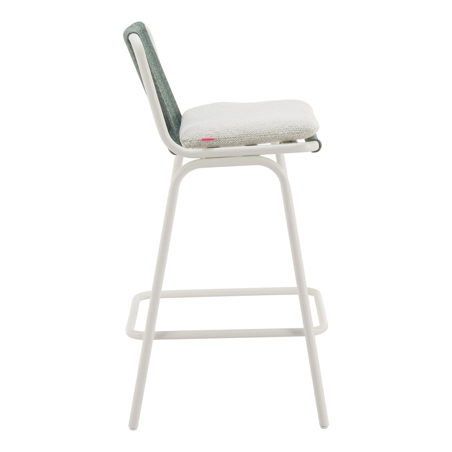 Luft Barstool (Set of 2) White & Green