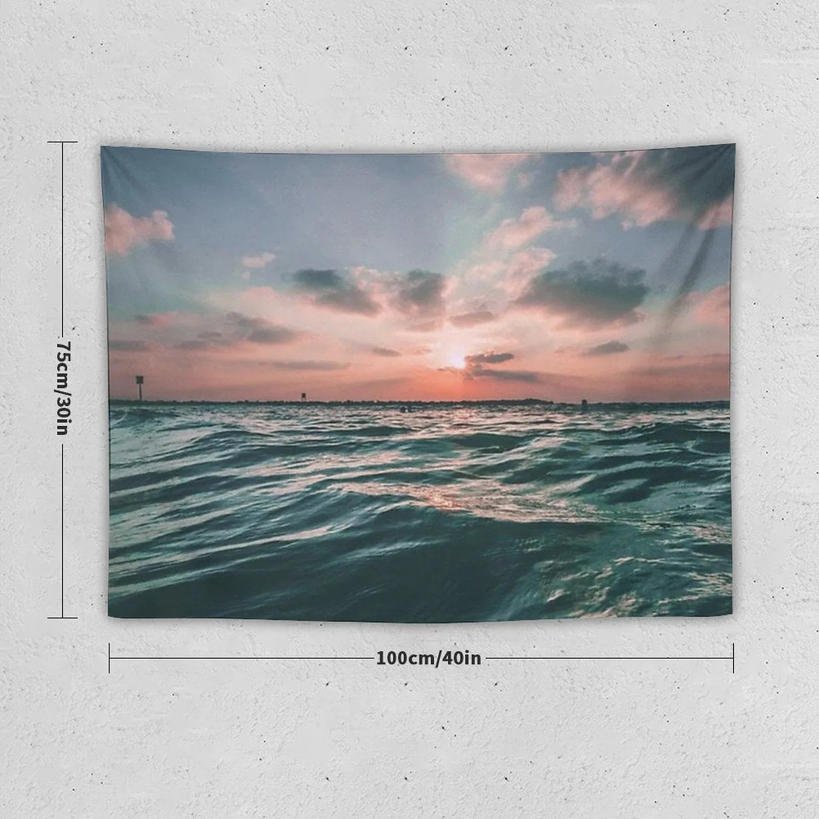 Ocean Sunrise Tapestry