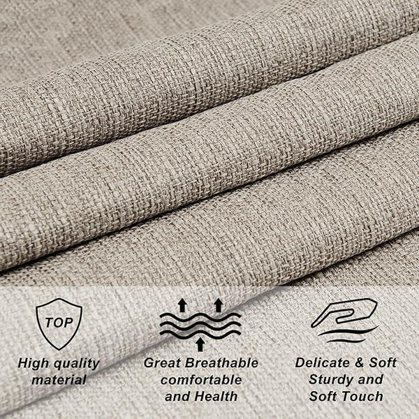 Linen Upholstered Headboard King/Cal King Size Latest Model Wall Mount, Bed Frame Mount, Featuring High-Density Sponge Padding, Luxury Texture Easy Assembly Comfort and Style-Linen