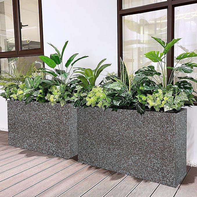 Metal Planter Box Rectangular Planter, 35.5