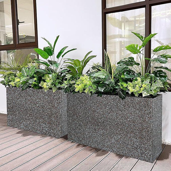 Metal Planter Box Rectangular Planter, 35.5