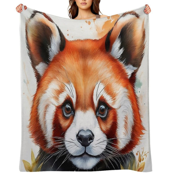 Red Panda - MY ZOO Collection Wrinkle-free Throw Blanket