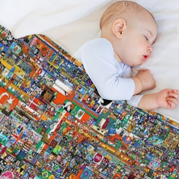 Rplace Reddit 2022 Velvety-soft Throw Blanket