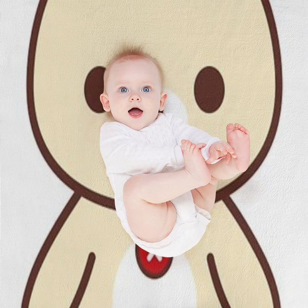 Rilakkuma Korilakkuma__ Quick-dry Throw Blanket