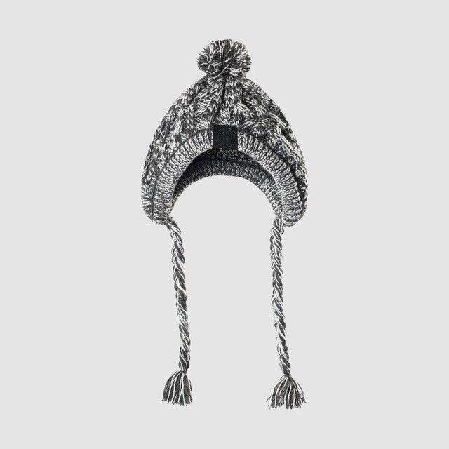 Autumn Winter Warm Knitted Pet Hats With Fluffy Ball