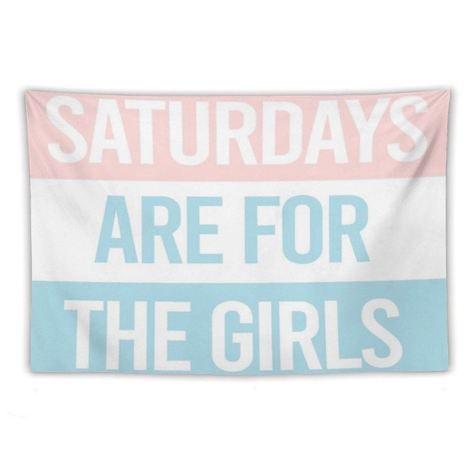 Pastel Saturdays Are for The Girls Tapestry