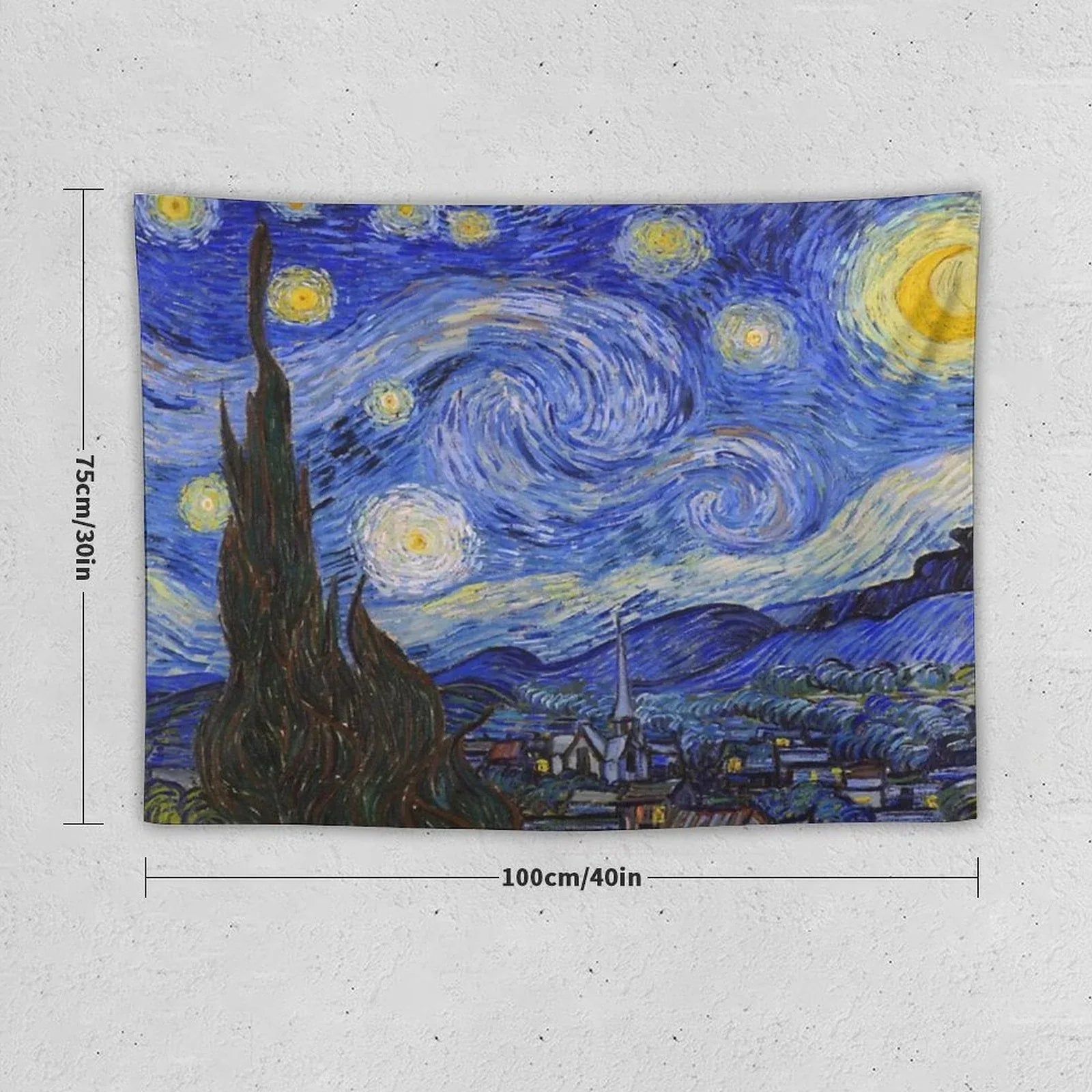 The Starry Night by Vincent Van Gogh Tapestry