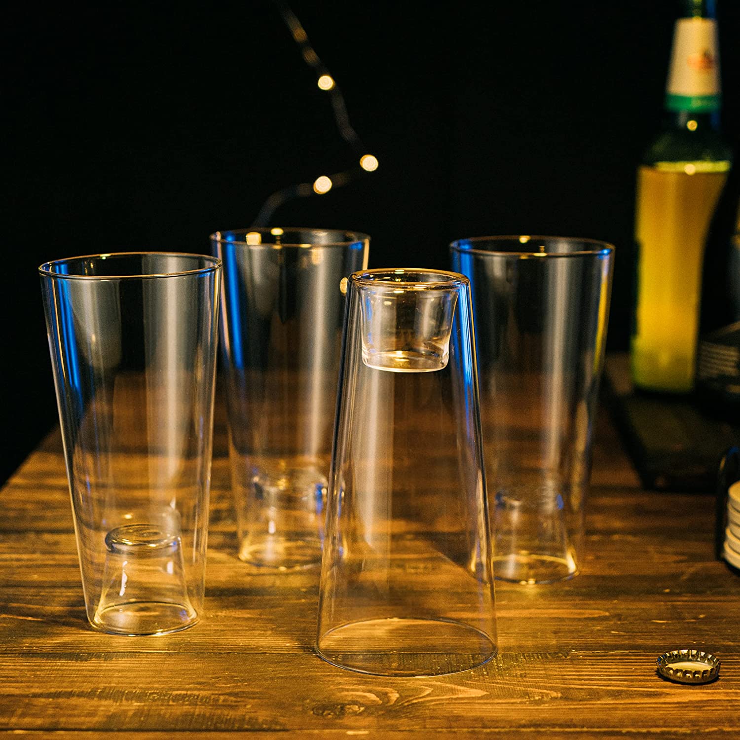 Shot in the Pint Glass, Take A Shot Funny Beer Glass/Mug 4-Set 7