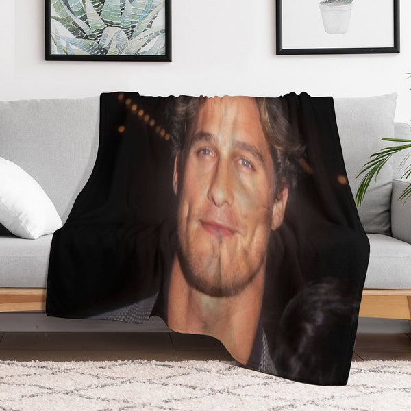 Matthew Mcconaughey Lightweight Throw Blanket