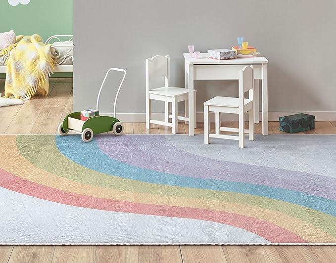 Well Woven Kids Rainbow Rug, 3'3