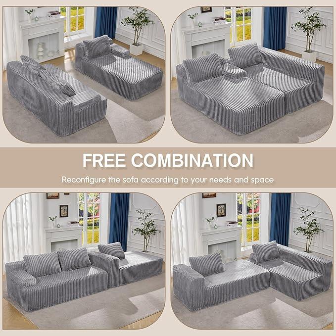 Hobestluk Modular Sectional Sofa Couches 108