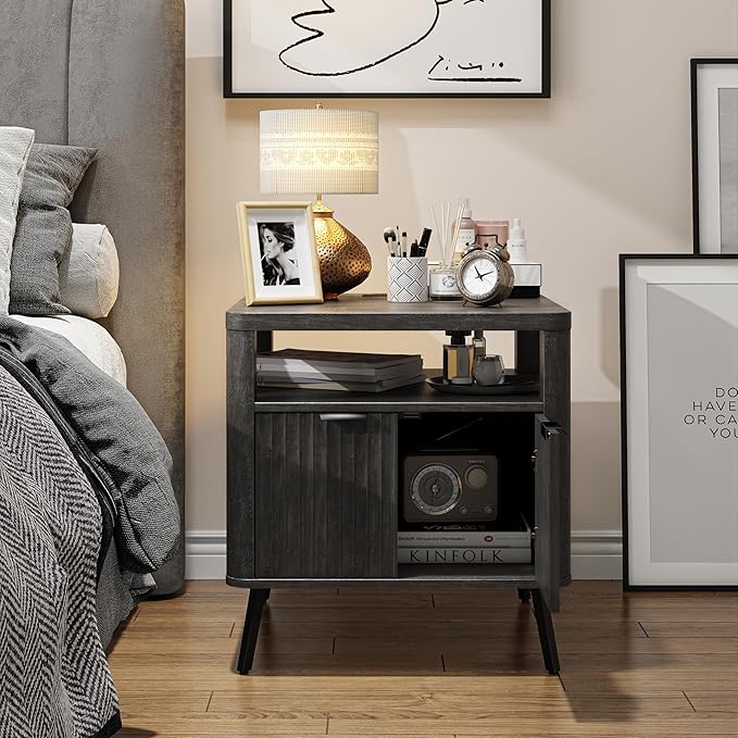 Nightstand with Charging Station, 24