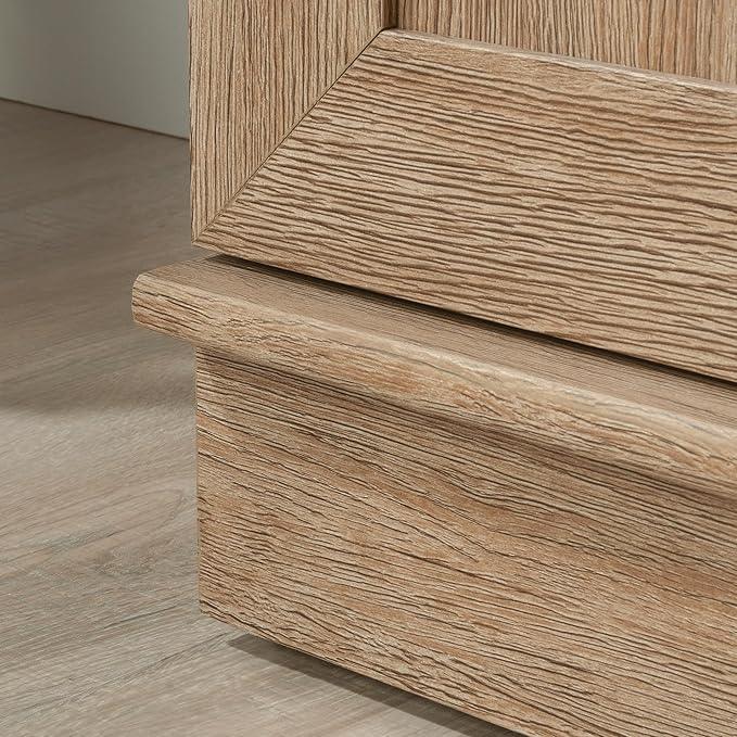 HomePlus Kitchen Pantry Storage Cabinet with Adjustable Shelves, Laundry Bathroom Storage Cabinet, Brushed Oak Finish