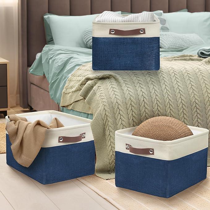 SIMPLE HOUSEWARE Large Fabric Storage Bin, 15