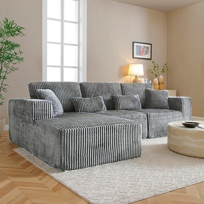 HYJT-H&K Modular Sectional Sofa Cloud Sectional Couch, 107