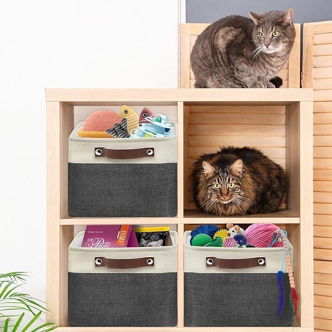 SIMPLE HOUSEWARE Large Fabric Storage Bin, 15