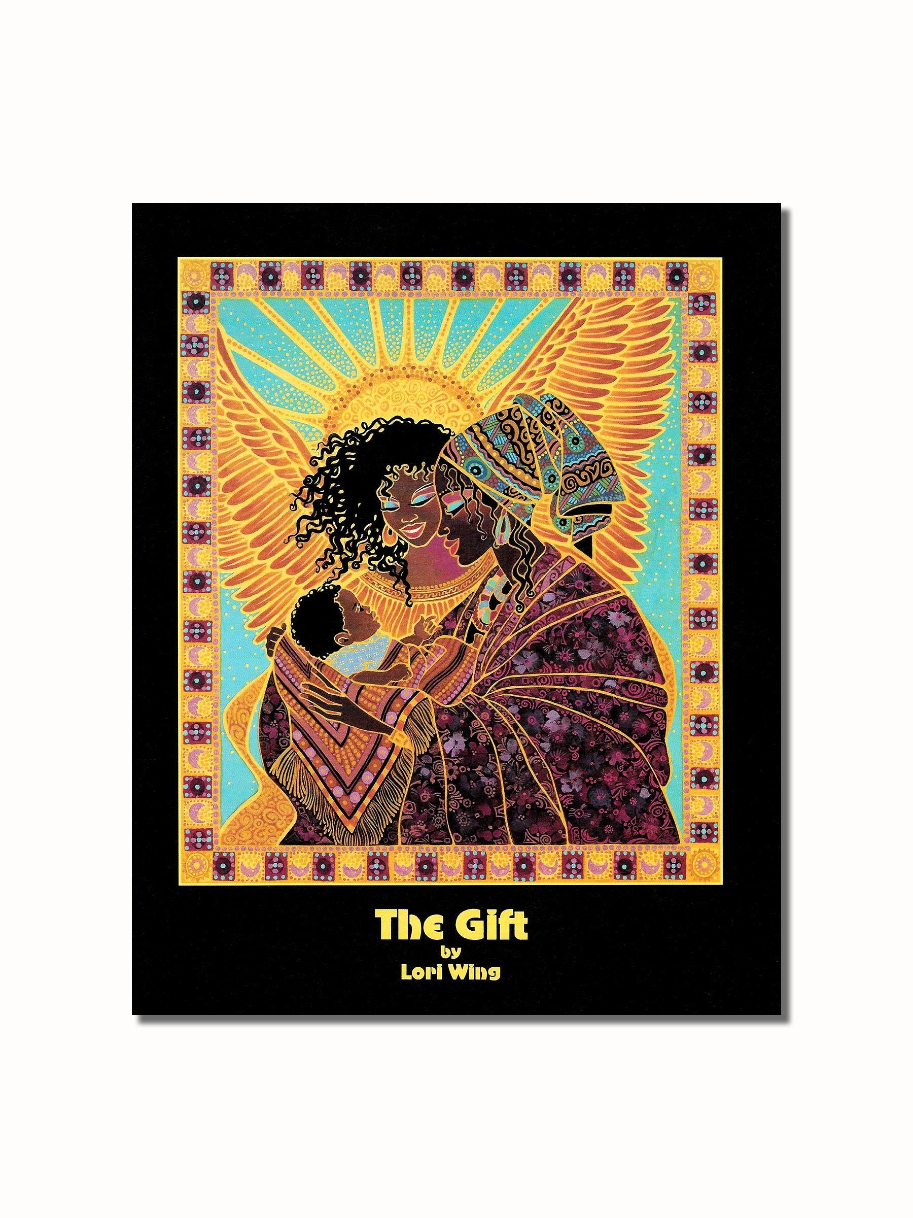 African American Art Print - Black Wall Art 8x10 Unframed Spiritual Decor