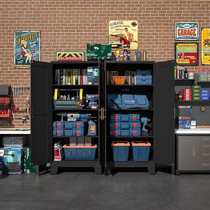 Black Metal Storage Cabinet, 61