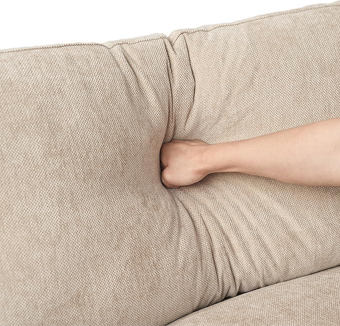 JACH U-Shaped Sectional Couches for Living Room, Cloud Sectional Couch with Deep Seat, 155.9