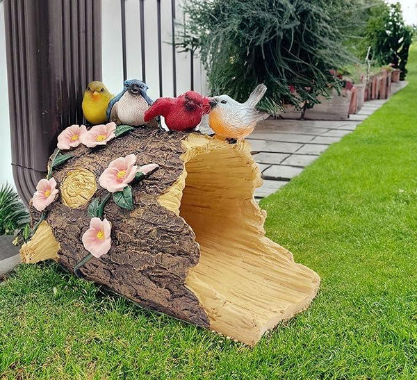 Bird Statues Gutter Downspout Extension Statues Garden Decoration,Resin Statue Outdoor Decor,Animal Downspout Diverter,Decorative Gutter Extension,3