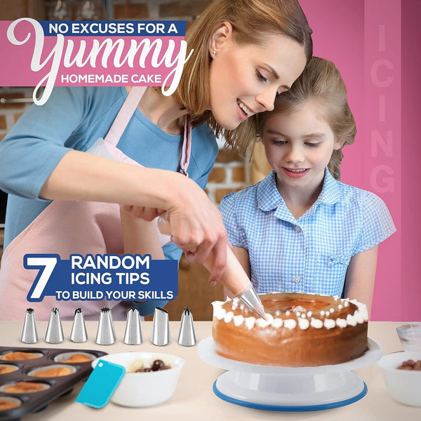35PCs Blue Cake Decorating Kit