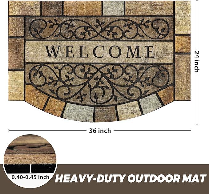 Durable Welcome Door Mats, 24