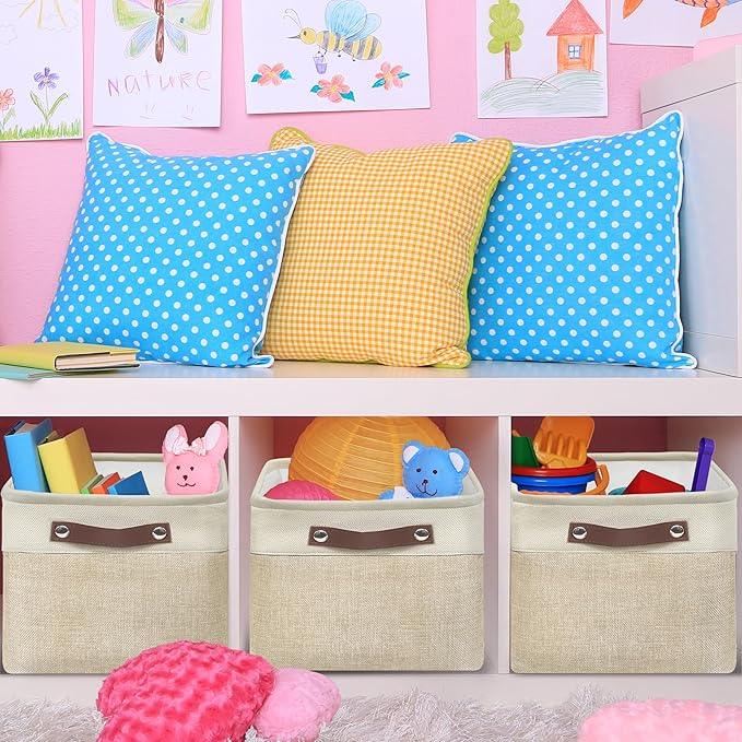 SIMPLE HOUSEWARE Large Fabric Storage Bin, 15