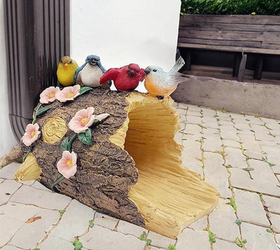 Bird Statues Gutter Downspout Extension Statues Garden Decoration,Resin Statue Outdoor Decor,Animal Downspout Diverter,Decorative Gutter Extension,3