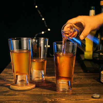 Shot in the Pint Glass, Take A Shot Funny Beer Glass/Mug 4-Set 7